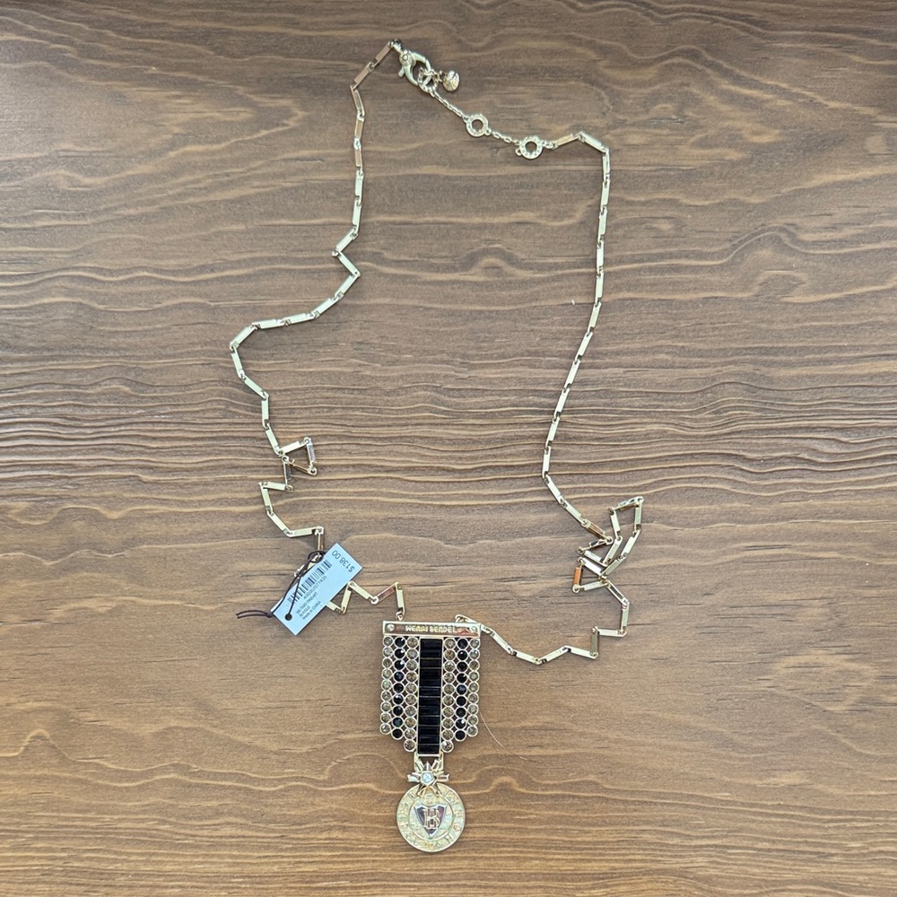 Henri Bendel Gold and Black Necklace